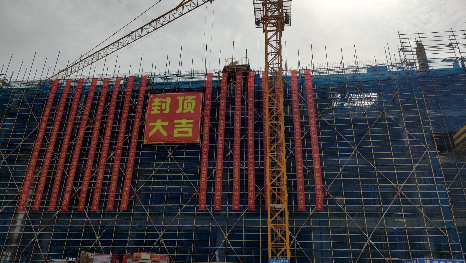 易順建工集團有限公司承建的熹茗白茶加工及產(chǎn)業(yè)技術基地建設項目一期工程順利封頂!